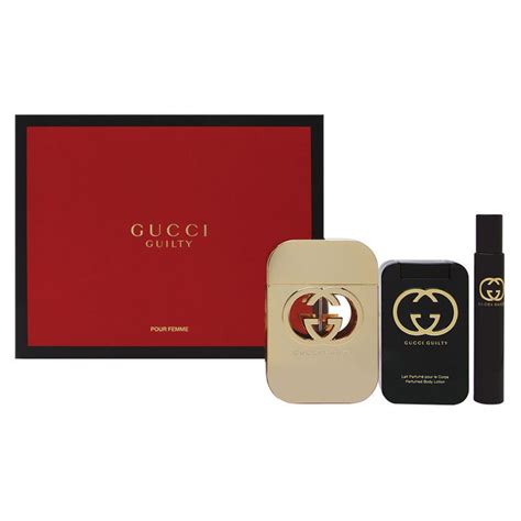 gucci guilty perfume 75ml gift set